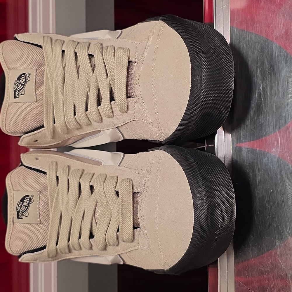 Vans Knu Mid Peyote/Black Canvas & Suede NWB Men's 7.5 Women's 9